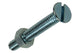 Mack 1017511 - vis à métal galvanisée. tête + écrou plaqué 6 pcs m6 x 40 mm | 10 pièces