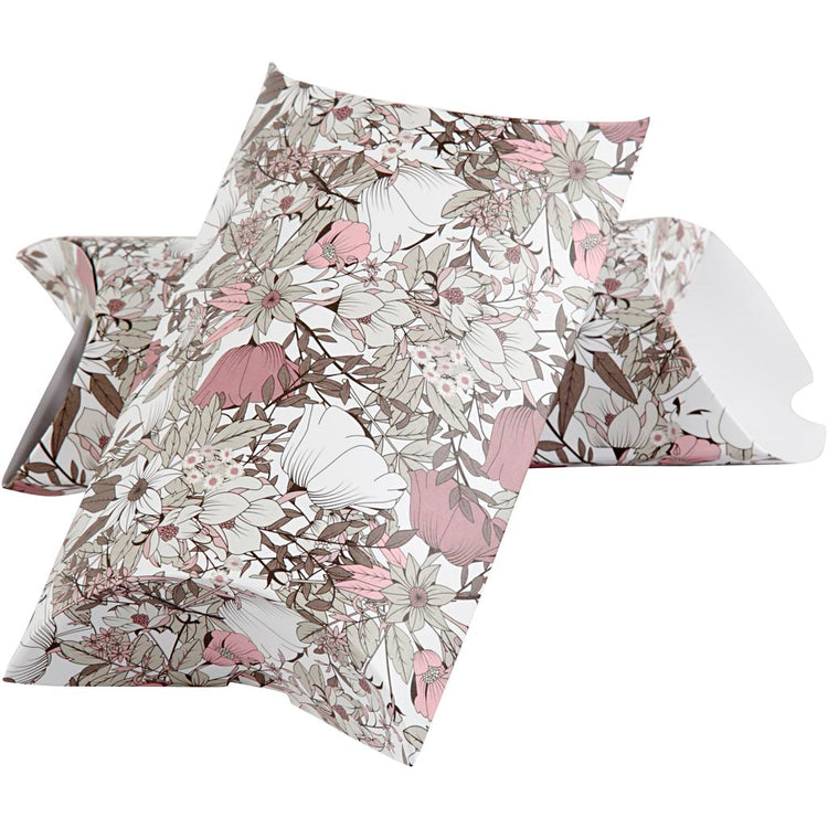 Coffret cadeau Vivi Gade, fleurs, dim. 18x15x6 cm, 300 g, marron, 3 pièces 1 boîte
