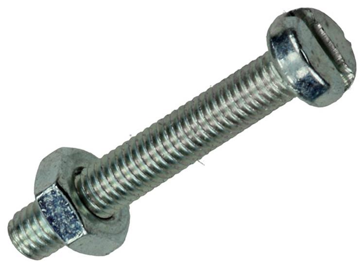 Mack 1017516 - vérin à vis métal. tête + écrou plaqué 24 pcs m3 x 20 mm | 10 pièces