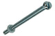 Mack 1017522 - vérin à vis métal. tête + écrou plaqué 9 pcs m4 x 50 mm | 10 pièces