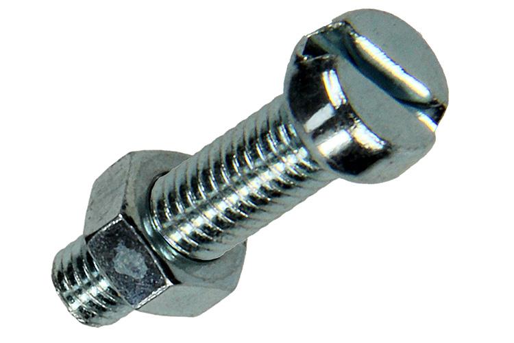 Mack 1017524 - vérin à vis métal. tête + écrou plaqué 15 pcs m5 x 20 mm | 10 pièces