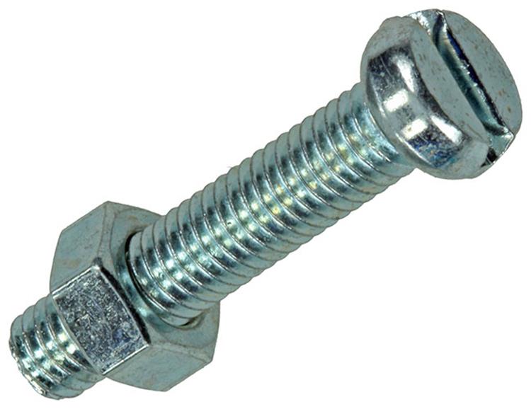Mack 1017525 - vérin à vis métal. tête + écrou plaqué 14 pcs m5 x 25 mm | 10 pièces