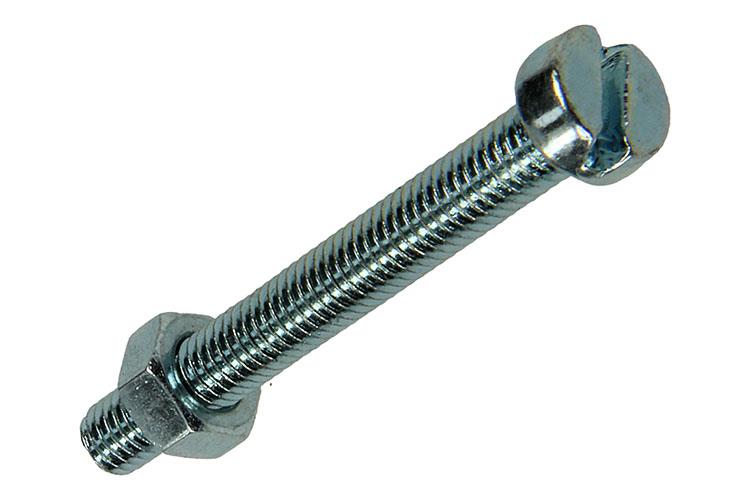 Mack 1017527 - vérin à vis métal. tête + écrou plaqué 10 pcs m5 x 40 mm | 10 pièces