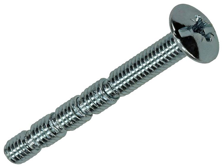 Mack 1017538 - vis à métal sécable galvanisée. 4 pièces m4 x 35 mm | 10 pièces