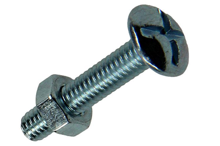 Mack 1017540 - boulon de chauffage + écrou acier galvanisé 20 pcs m4 x 20 mm | 10 pièces