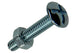 Mack 1017540 - boulon de chauffage + écrou acier galvanisé 20 pcs m4 x 20 mm | 10 pièces