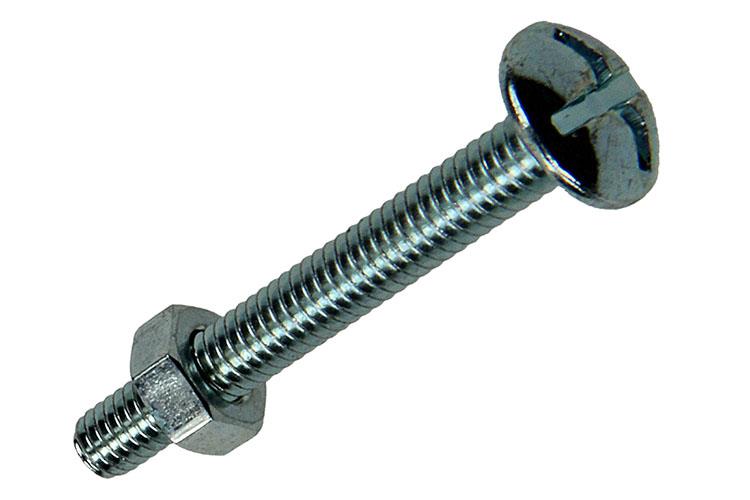 Mack 1017542 - boulon de chauffage + écrou acier galvanisé 16 pcs m4 x 30 mm | 10 pièces