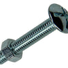 Mack 1017547 - boulon de poêle + écrou en acier galvanisé 12 pcs m5 x 30 mm | 5 pièces