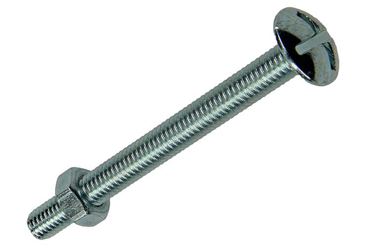 Mack 1017549 - boulon de chauffage + écrou acier galvanisé 8 pcs m5 x 50 mm | 5 pièces