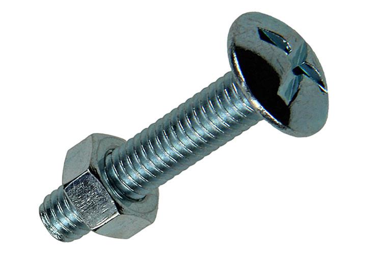 Mack 1017553 - boulon de chauffage + écrou acier galvanisé 8 pcs m6 x 30 mm | 5 pièces