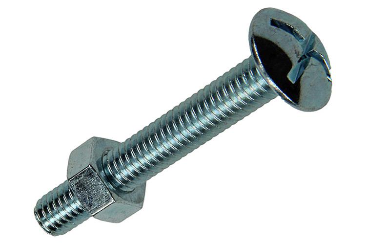 Mack 1017554 - boulon de chauffage + écrou acier galvanisé 7 pcs m6 x 40 mm | 5 pièces