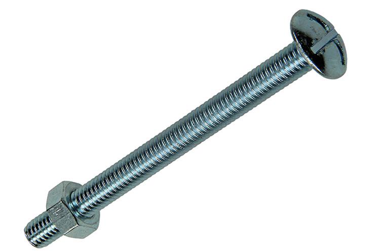 Mack 1017557 - boulon de chauffage + écrou acier galvanisé 4 pcs m6 x 70 mm | 10 pièces