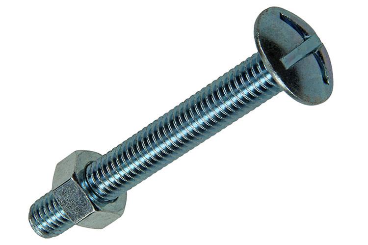 Mack 1017560 - boulon de chauffage + écrou acier galvanisé 4 pcs m8 x 60 mm | 5 pièces