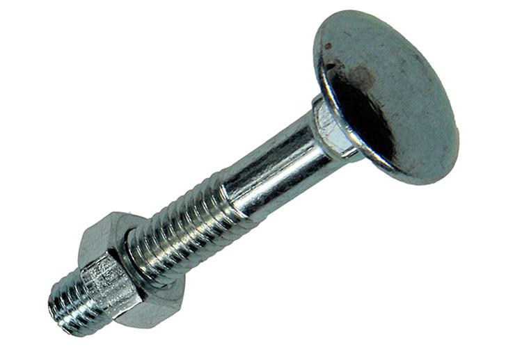 Mack 1017563 - boulon à bois + écrou en acier galvanisé 11 pcs m5 x 30 mm | 5 pièces