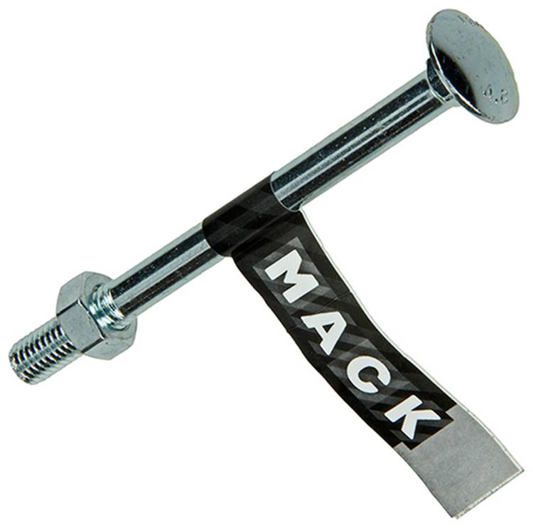 Mack 1017586 - boulon à bois + écrou en acier galvanisé 1 pièce m8 x 100 mm | 10 pièces