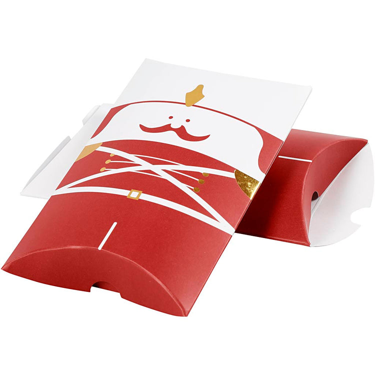 Vivi gade coffrets cadeaux, casse-noix, dim. 12x9,4x2,5 cm, 300 g, or, rouge, blanc, 3 pièces 1 boîte