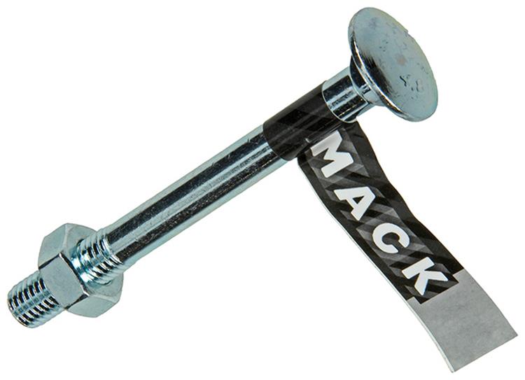 Mack 1017590 - boulon à bois + écrou en acier galvanisé 1 pièce m10 x 100 mm | 10 pièces