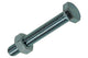 Mack 1017608 - boulon de robinet + écrou en acier galvanisé 10 pcs m6 x 40 mm | 5 pièces