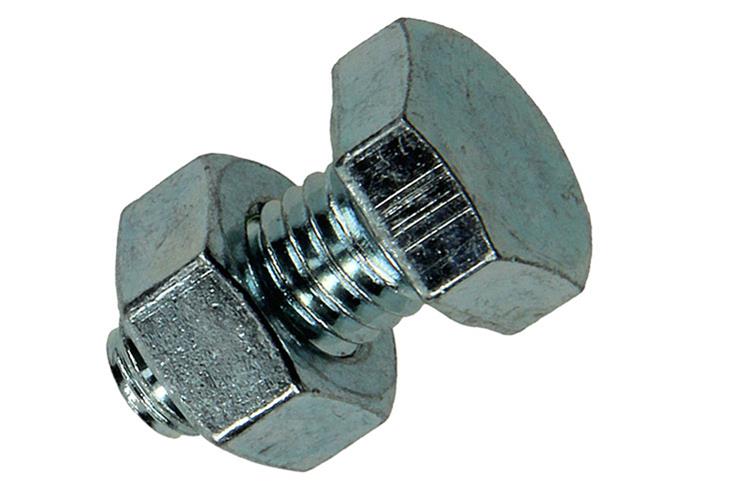 Mack 1017611 - boulon de robinet + écrou en acier galvanisé 8 pcs m8 x 16 mm | 10 pièces