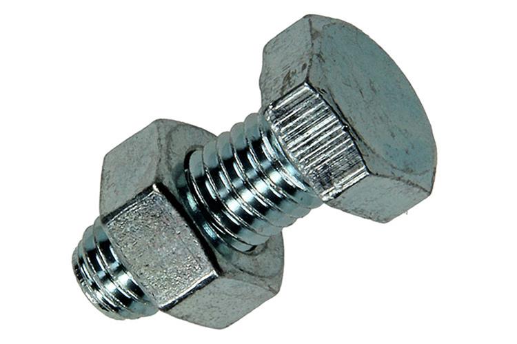 Mack 1017612 - boulon de robinet + écrou en acier galvanisé 7 pcs m8 x 20 mm | 10 pièces
