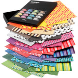 Papier à barres de couleur Creativ company, a4, feuille 210x297 mm, 100 gr, différentes couleurs, 16x10 feuilles 1 boîte - afbeelding 1