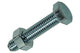 Mack 1017615 - boulon de robinet + écrou en acier galvanisé 5 pièces m8 x 40 mm | 5 pièces