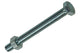 Mack 1017618 - boulon de robinet + écrou en acier galvanisé 1 pièce m8 x 80 mm | 10 pièces