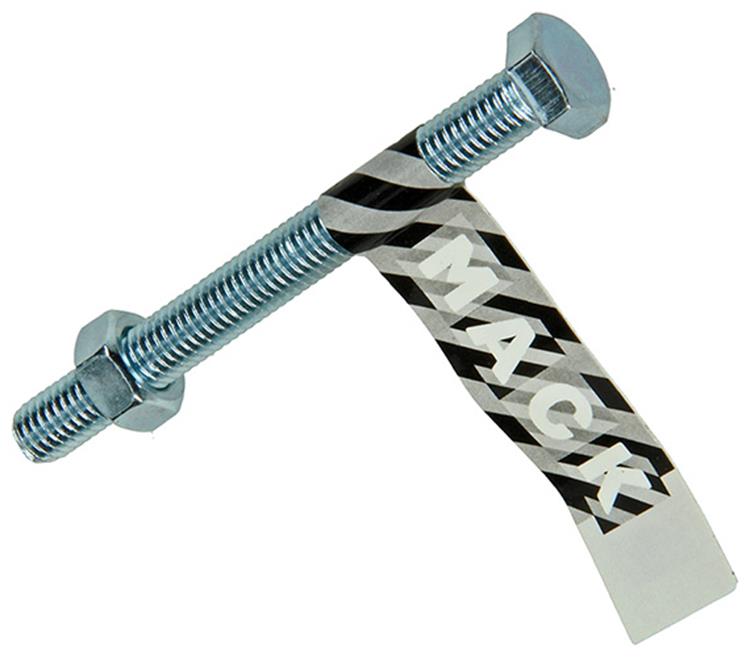 Mack 1017618 - boulon de robinet + écrou en acier galvanisé 1 pièce m8 x 80 mm | 10 pièces