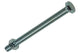 Mack 1017619 - boulon de robinet + écrou en acier galvanisé 1 pièce m8 x 100 mm | 10 pièces