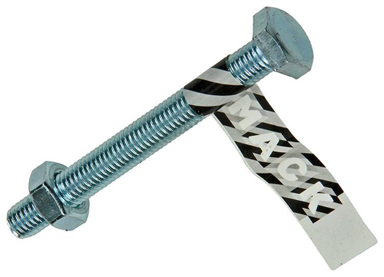 Mack 1017626 - boulon de robinet + écrou en acier galvanisé 1 pièce m10 x 90 mm | 10 pièces