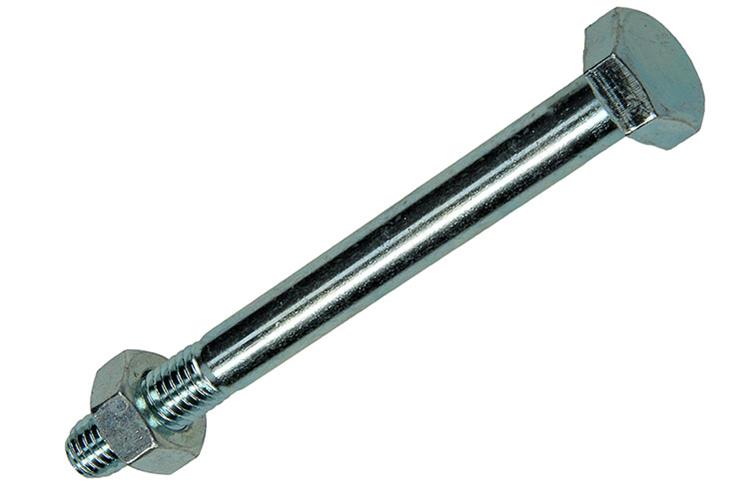Mack 1017627 - boulon mécanique + écrou acier galvanisé 1 pc m10 x100 mm | 10 pièces