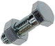 Mack 1017631 - boulon mécanique + écrou acier galvanisé 1 pièce m12 x 40 mm | 10 pièces