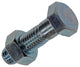 Mack 1017639 - boulon mécanique + écrou acier galvanisé 1 pièce m14 x 50 mm | 10 pièces
