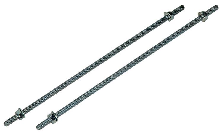 Mack 1017661 - embout fileté + rondelle + écrou plaqué. 2 pièces m5 x 200 mm | 10 pièces
