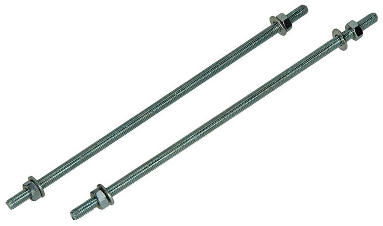 Mack 1017662 - embout fileté + rondelle + écrou plaqué. 2 pièces m6 x 200 mm | 10 pièces