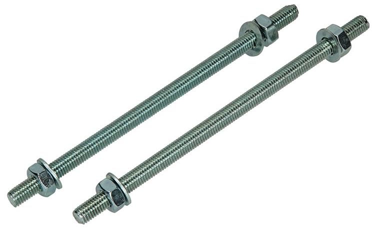 Mack 1017664 - embout fileté + rondelle + écrou plaqué. 2 pièces m10 x 200 mm | 5 pièces