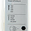 Mack 1017688 - contre-écrou hexagonal en acier galvanisé 6 pcs m10 | 10 pièces