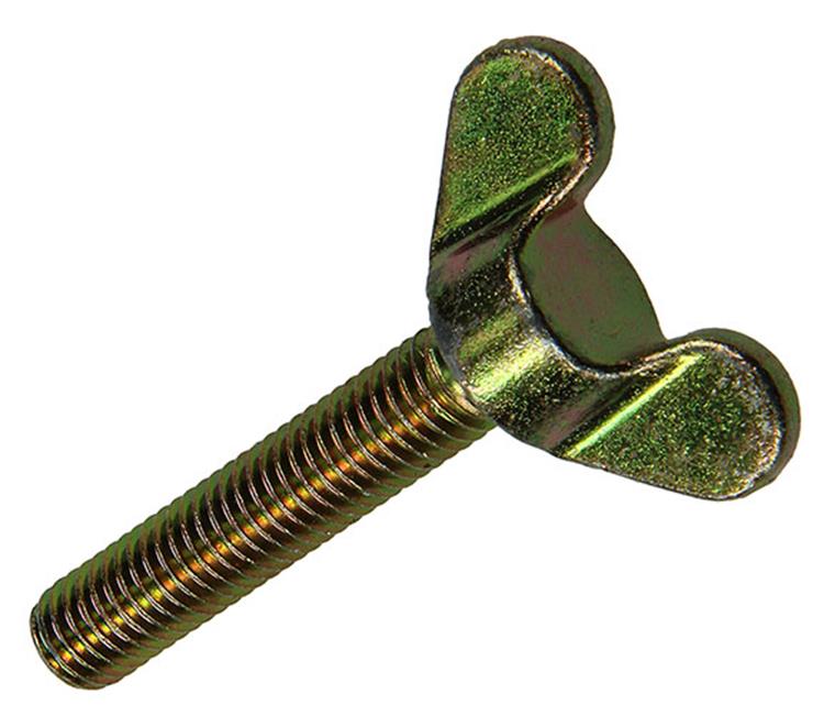 Mack 1017703 - vis à oreilles galvanisée jaune 2 pcs m8 x 40 mm | 10 pièces