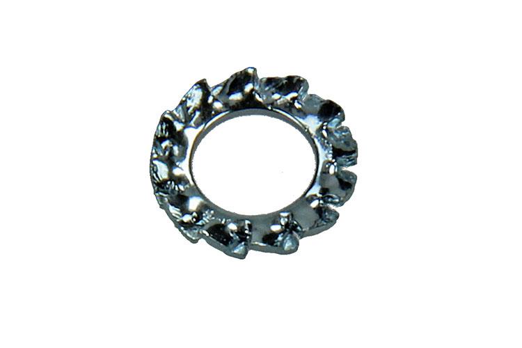 Mack 1017749 - rondelle élastique dentée en acier galvanisé 25 pcs m6 | 10 pièces