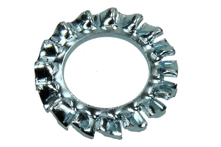 Mack 1017751 - rondelle élastique dentée en acier galvanisé 10 pcs m10 | 10 pièces