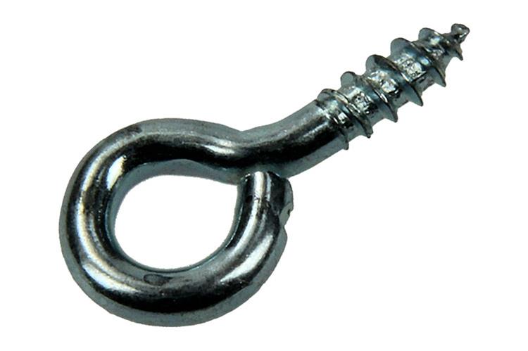 Mack 1017770 - oeil à vis en acier galvanisé 15pcs 3,0 x 12 mm | 10 pièces