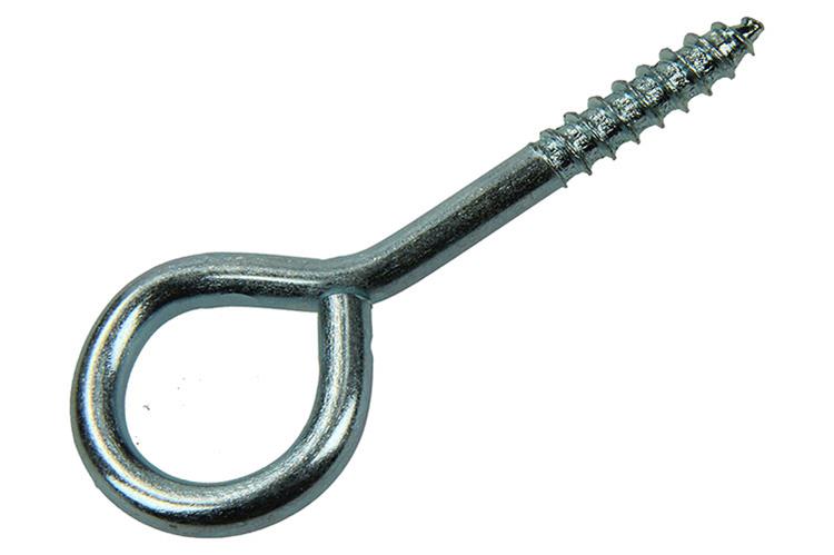 Mack 1017777 - oeil à vis en acier galvanisé 4 pcs 5,0 x 40 mm | 10 pièces