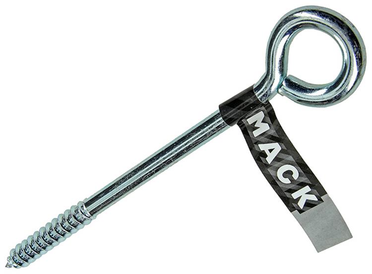Mack 1017781 - oeil à vis en acier galvanisé 1 pièce8,0 x 140 mm | 10 pièces