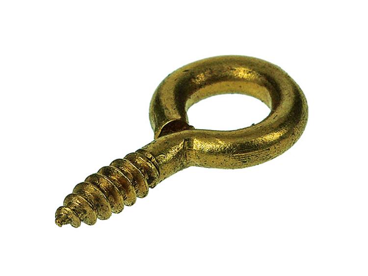 Mack 1019691 - oeil à vis en laiton 6 pcs 2,5 x 10mm | 10 pièces
