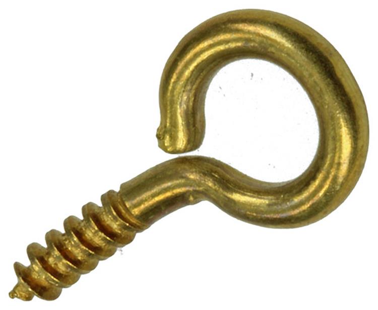 Mack 1019692 - oeil à vis en laiton 6 pcs 2,5 x 12mm | 10 pièces
