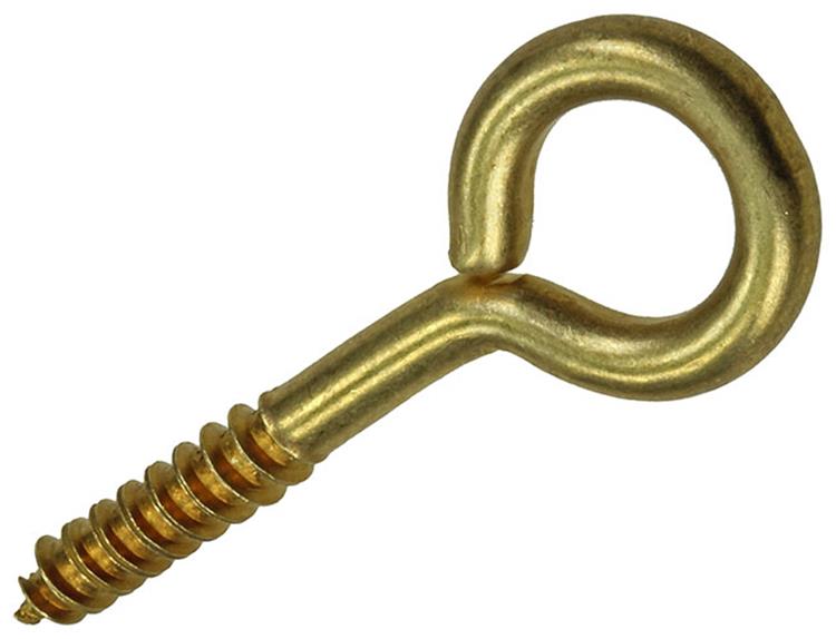 Mack 1019695 - oeil à vis en laiton 2 pcs 4,0 x 30mm | 10 pièces