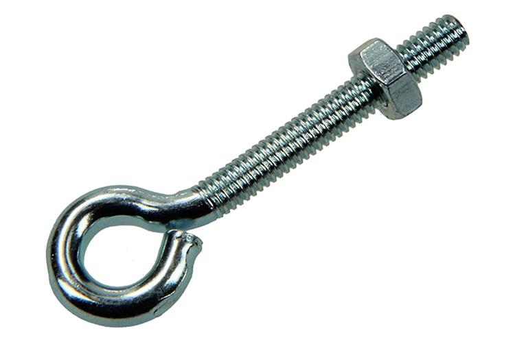 Mack 1017789 - oeil de vis métrique + écrou galvanisé 5 pcs m4 x 30 mm | 10 pièces