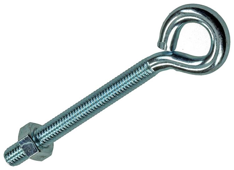 Mack 1017792 - oeil de vis métrique + écrou galvanisé 3 pcs m6 x 60 mm | 10 pièces