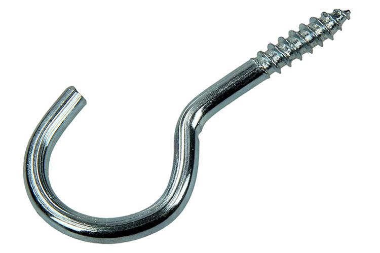 Mack 1017801 - crochet à vis acier galvanisé 4pcs 5,0 x 35 mm | 10 pièces