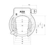 Régler la serrure de bague Axa solide plus + axa linq city 100 - noir